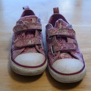Converse Toddler Girls Purple Sneakers Size 10
